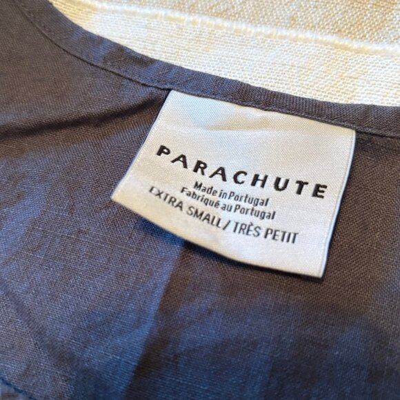 Parachute 100% Linen Tank Top – Grey, Size XS, Soft - Picture 2 of 3